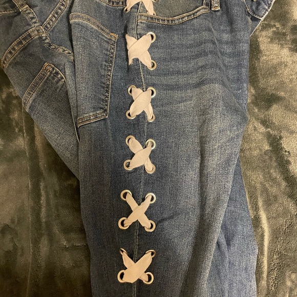 High rise laced jeans H&M - Picture 4 of 4